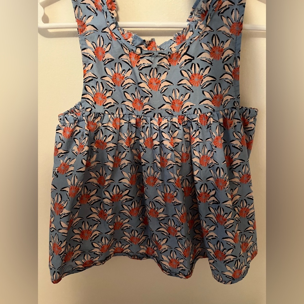 Little girl Zara floral summer top- 4/5 T